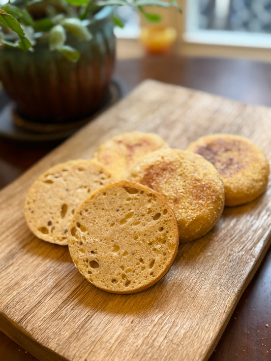 Einkorn flour English Muffins